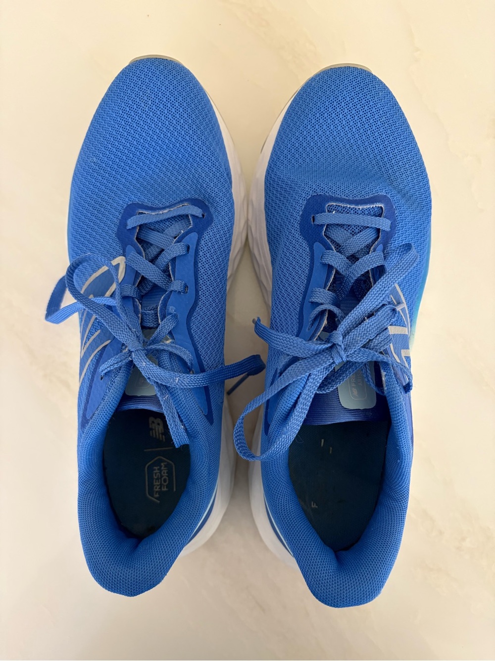New Balance Women's Blue Mesh Athletic Sneakers